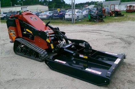 skid steer with brush cutter for rent|bush hog rental near me.